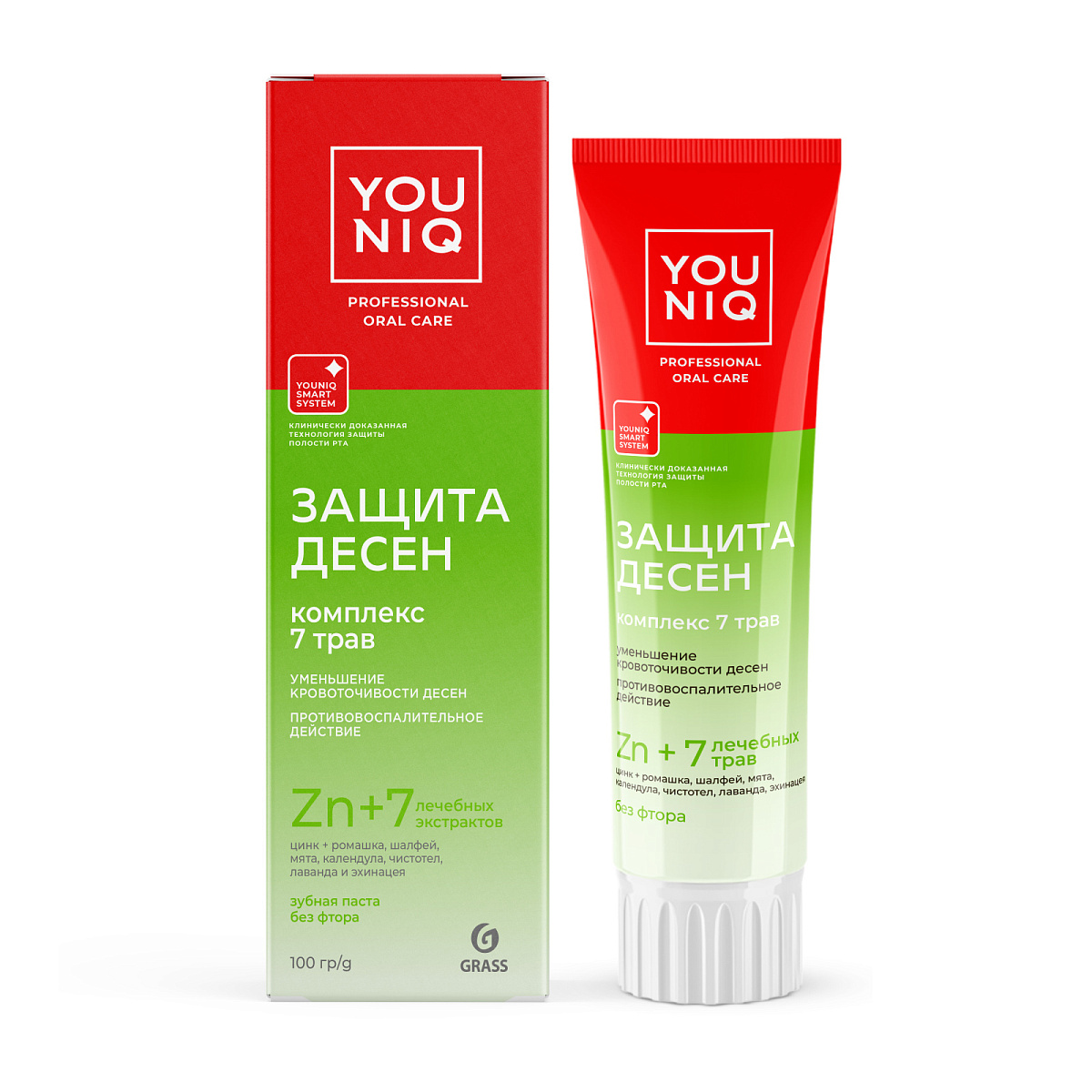 Зубная паста YOUNIQ® Защита десен, 100 гр